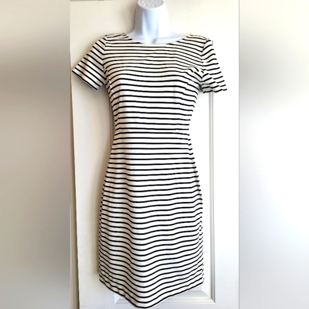 Banana Republic Navy and White dress